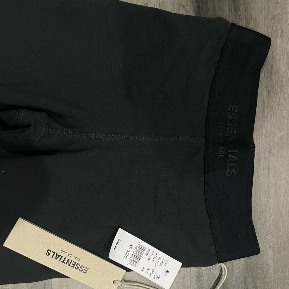 ESSENTIALS FEAR OF GOD LOGO WAISTBAND LEGGINGS